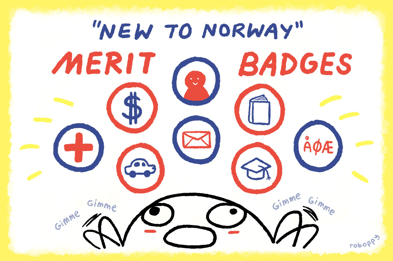 New to Norway merit badges